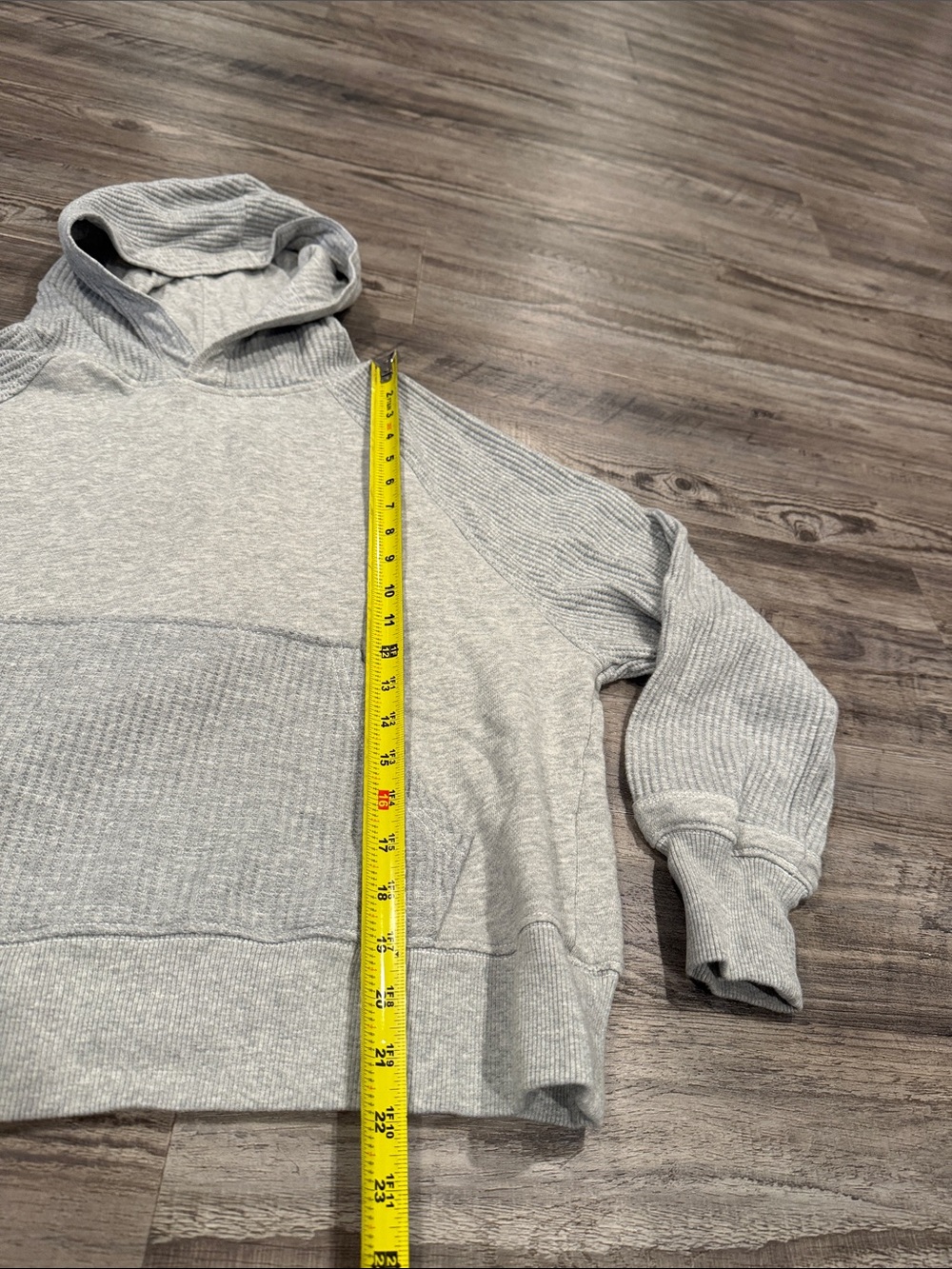 Aerie Essential Waffle Hoodie Gray Size XS - Picture 5 of 12